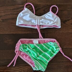 Azul Toddler bikini